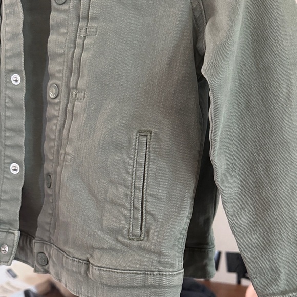 Gymboree Olive Green Jean Jacket for Kids - Picture 3 of 3